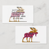 ムースシルエットカラー 名刺 (正面/裏面)