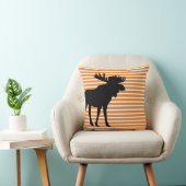 ムースシルエットストライプパターン装飾用クッション クッション (椅子)