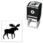 ムースシルエット |野生生物 |野生動物 セルフインキングスタンプ (インサイチュ)