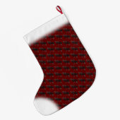 ムースストッキングムースクリスマスストッキングカスタム ラージクリスマスストッキング (裏面 (吊り時))