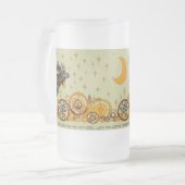 ムーススワールスタームーンピースジョイHo Ho Ho Stein フロストグラスビールジョッキ (正面左)