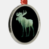ムースディアアンドフォレスト自然 メタルオーナメント (右)