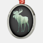 ムースディアアンドフォレスト自然 メタルオーナメント (左)