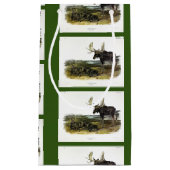 ムースディアー(ムース – Alces alces)by Audubon スモールペーパーバッグ (正面)