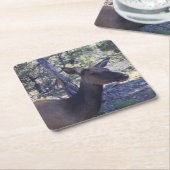 ムースドリンクコースター スクエアペーパーコースター (アングル)