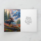 ムースハッピーバースデーブラザー カード (内部)