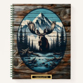 ムースバイトランクマウンテン湖 ノートブック (正面)