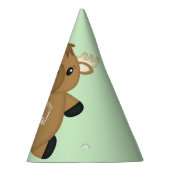 ムースバースデーパーティーグリーン パーティーハット (右)