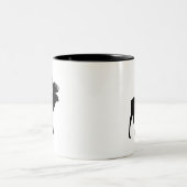 ムースブラックシルエットマウンテンリビング ツートーンマグカップ (中央)