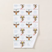 ムースヘッドキスムメリーースハッピーGNUイヤー！ バスタオルセット (ハンドタオル)