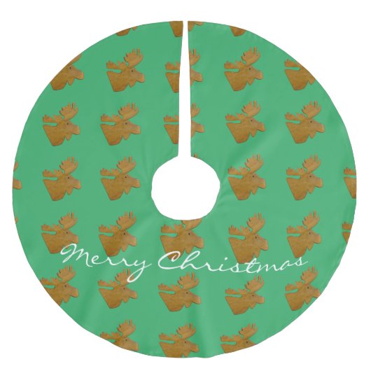 ムースヘッドサンダー_コーブ ブラッシュドポリエステルツリースカート (正面)