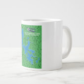 ムースヘッド湖，ピスカタキス郡の地図ジャイアントコーヒー ジャンボコーヒーマグカップ (正面右)