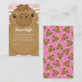 ムースベイビーシャワーウッドランド エンクロージャーカード (正面/裏面)