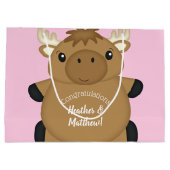 ムースベイビーシャワーウッドランド ラージペーパーバッグ (裏面)