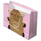 ムースベイビーシャワーウッドランド ラージペーパーバッグ (正面アングル)