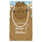 ムースベイビーシャワーブルーボーイ スモールペーパーバッグ (正面)