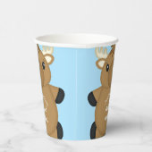 ムースベイビーシャワーブルーボーイ 紙コップ (右)