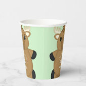 ムースベビーシャワーグリーン 紙コップ (右)