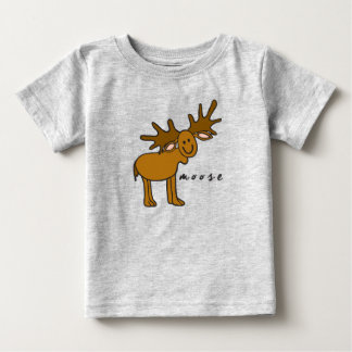 ムースベビートップまたはTシャツ(ベース付) ベビーTシャツ