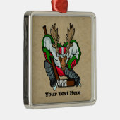 ムースホッケー メタルオーナメント (右)