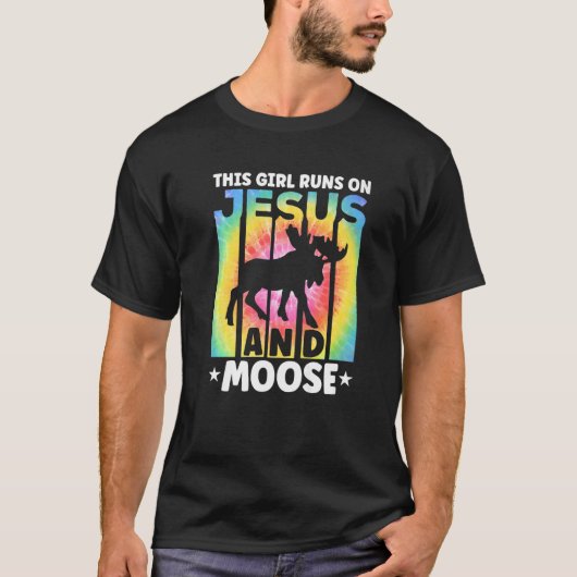 ムースラバーズアパレルガールズ用ムースコーディネート Tシャツ (正面)