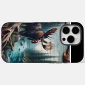 ムースリバーシーン Case-Mate iPhoneケース (裏面 (横))