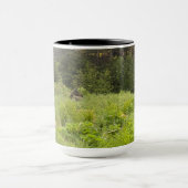 ムースリラックスの自然- Wildlife Photo Mag マグカップ (中央)