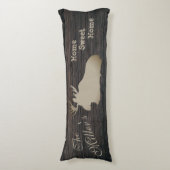 ムースレイジングホームスウィートホーム名前をカスタムする ボディピロー (正面縦)