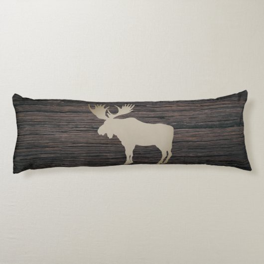 ムースレイジングホームスウィートホーム名前をカスタムする ボディピロー (裏面)