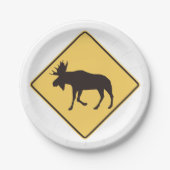 ムースロードサイン ペーパープレート (正面)