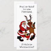 ムース付きサンタクロース – Happy Christmas (正面/裏面)