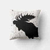 ムース及び樺の木ツリーピロー クッション (裏面)