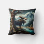 ムース威厳のあるバイマウンテンリバーアットデュスク クッション (裏面)