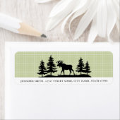 ムース差出人住所ラベル ラベル (インサイチュ)