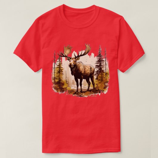 ムース恋人Tシャツ4 Tシャツ (デザイン正面)