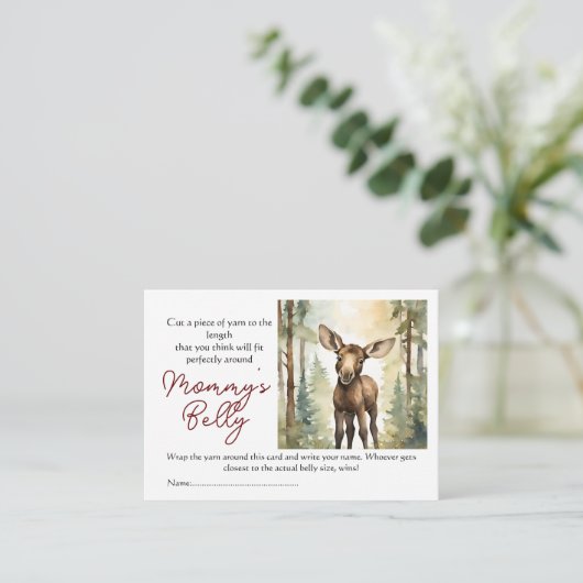ムース推測ママの腹サイズベビーバンプゲーム エンクロージャーカード (スタンド正面)