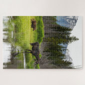 ムース族 ジグソーパズル (横)