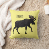 ムース漫画イラストレーション クッション (ブランケット)