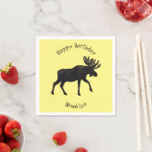 ムース漫画イラストレーション スタンダードカクテルナプキン (インサイチュ)