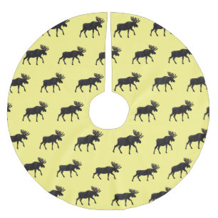 ムース漫画イラストレーション ブラッシュドポリエステルツリースカート