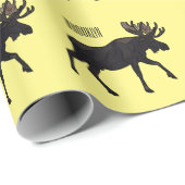 ムース漫画イラストレーション ラッピングペーパー (ロールコーナー)