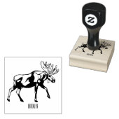 ムース漫画イラストレーション ラバースタンプ (押印)