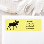 ムース漫画イラストレーション ラベル (インサイチュ)