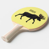 ムース漫画イラストレーション 卓球ラケット (正面アングル)