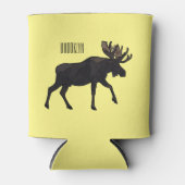 ムース漫画イラストレーション 缶クーラー (正面)