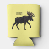 ムース漫画イラストレーション 缶クーラー (裏面)