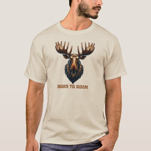 ムース生まれト・ラム Tシャツ (正面)