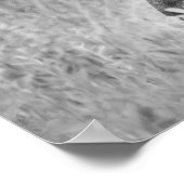 ムース白黒フォトキャビンのデコールポスター ポスター (角)