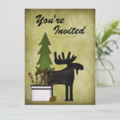 ムース素朴ファミリー懇親会パーティの招待状 招待状 (スタンド正面)