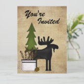 ムース素朴ファミリー懇親会パーティの招待状 招待状 (スタンド正面)